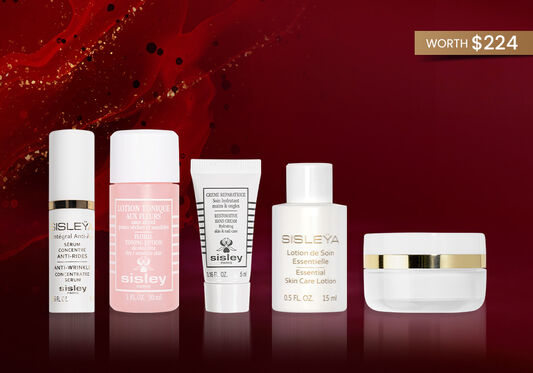 Complimentary gift with minimum spend $600